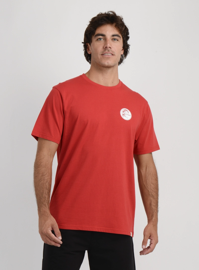 POLERA MANGA CORTA OG SURF SHOP  ROJO - 1