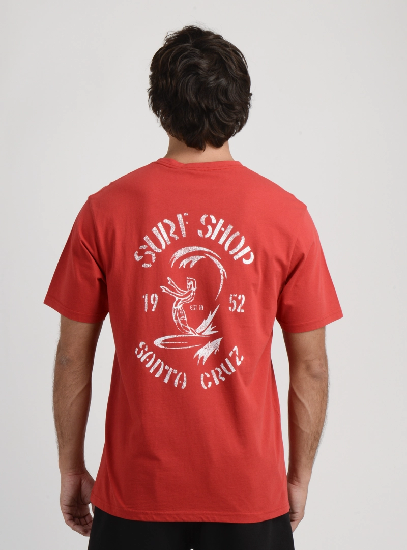 POLERA MANGA CORTA OG SURF SHOP  ROJO - 2