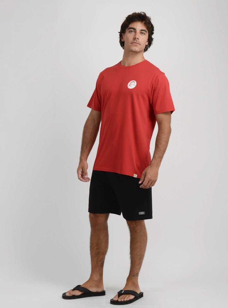 POLERA MANGA CORTA OG SURF SHOP  ROJO - 3