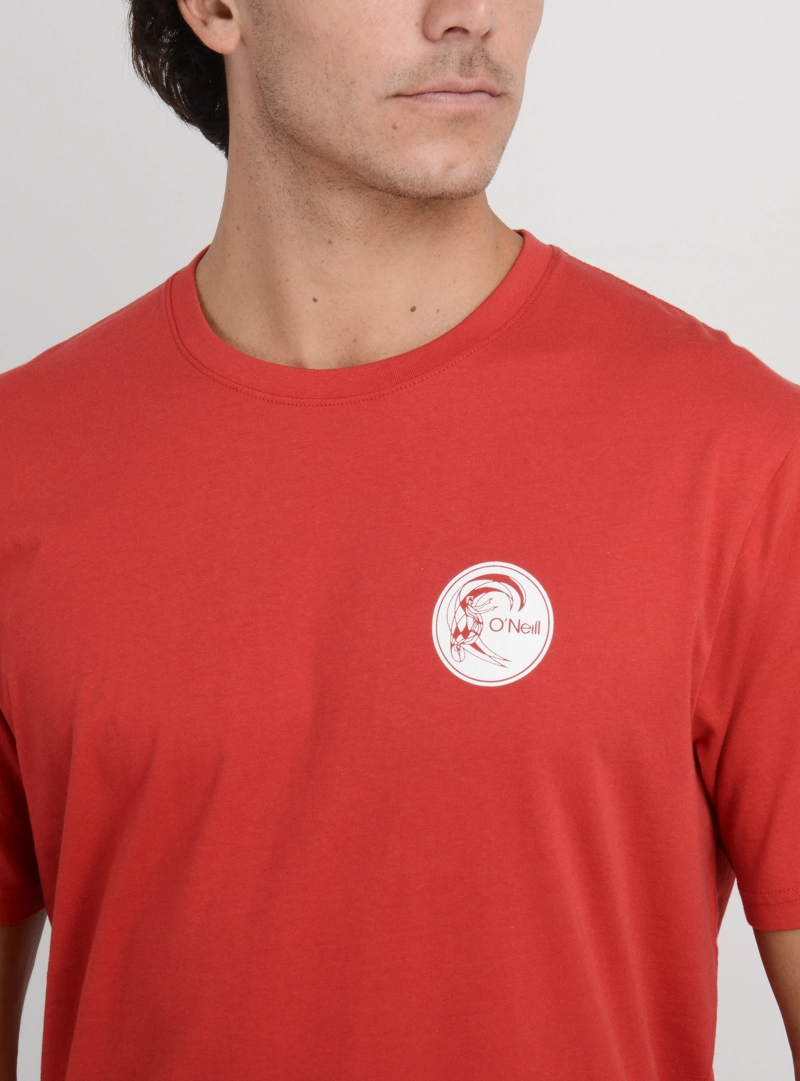 POLERA MANGA CORTA OG SURF SHOP  ROJO - 5