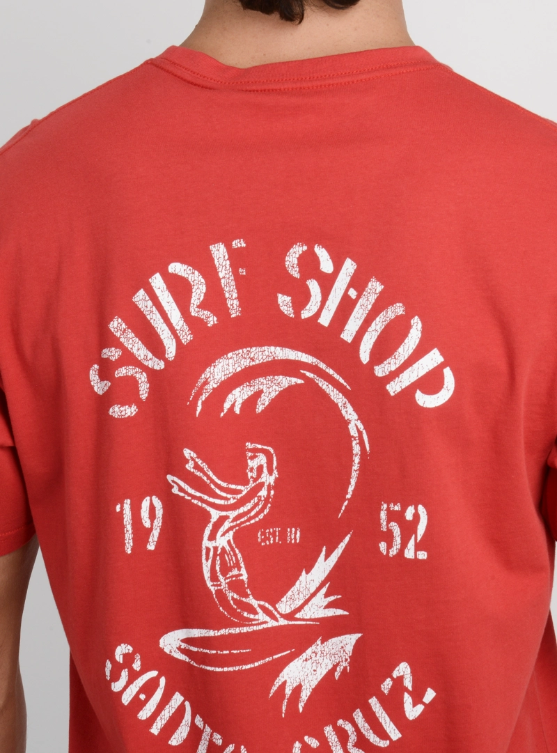 POLERA MANGA CORTA OG SURF SHOP  ROJO - 6