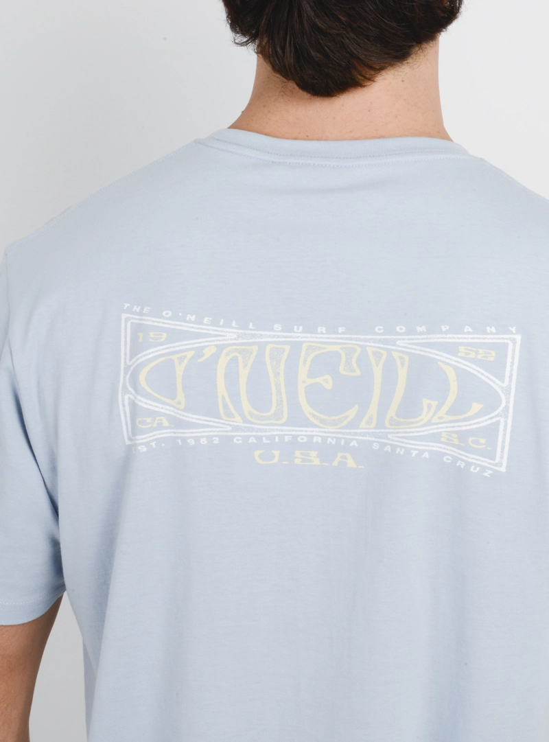 POLERA MANGA CORTA BOX BOARD  AZUL CLARO - 6