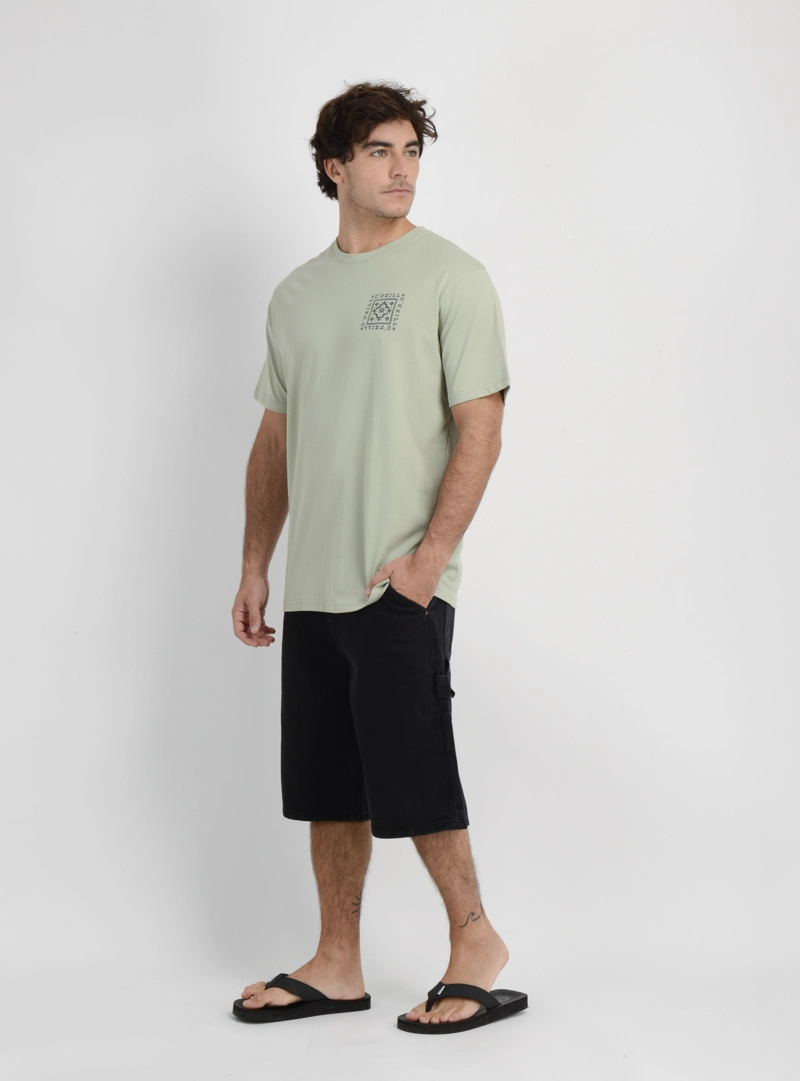 POLERA MANGA CORTA TILE VERDE CLARO - 3