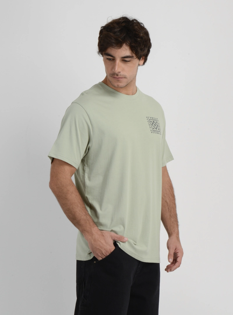 POLERA MANGA CORTA TILE VERDE CLARO - 4