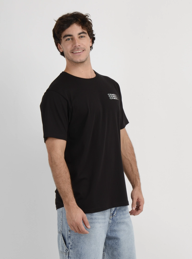 POLERA MANGA CORTA TRIPLE STACK  NEGRO - 4