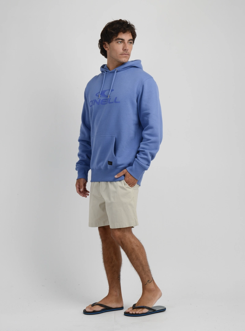 POLERON LOGO HOODIE II AZUL - 3