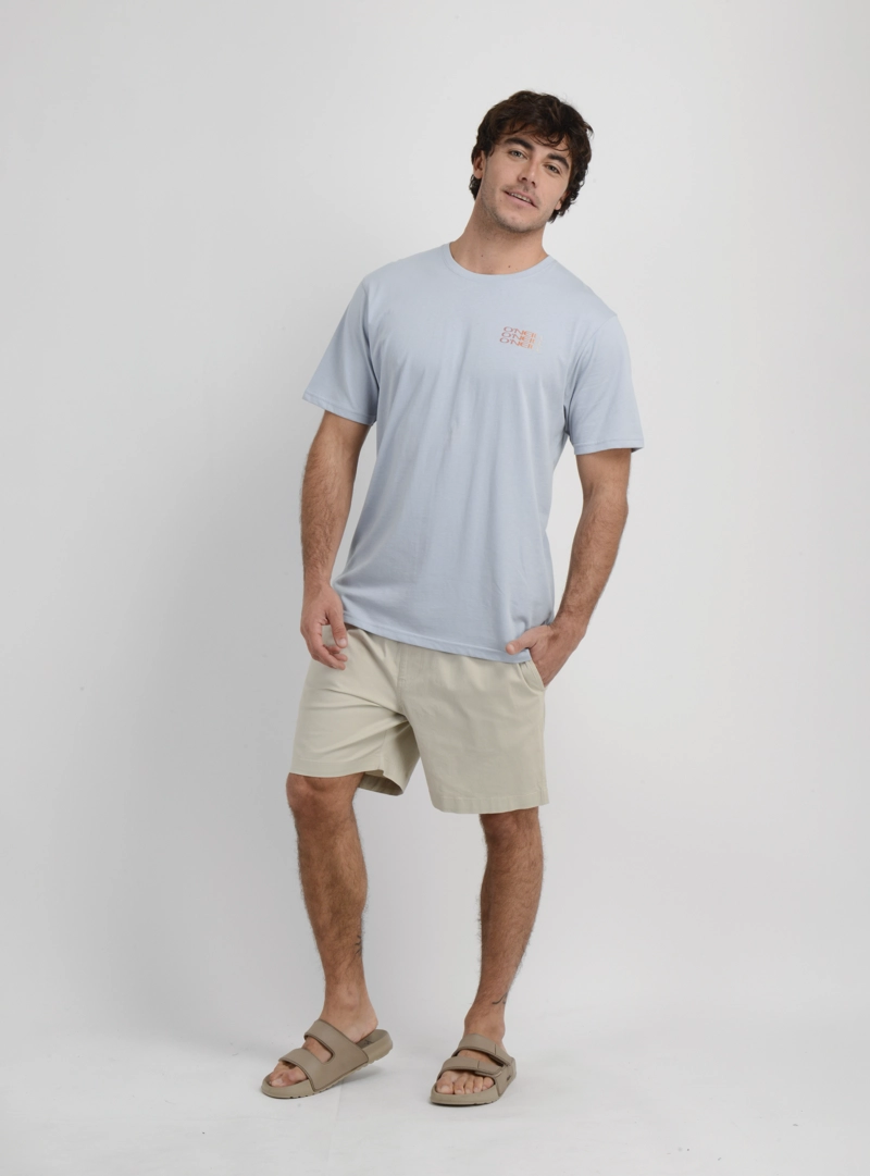 POLERA MANGA CORTA TRIPLE STACK  AZUL CLARO - 3