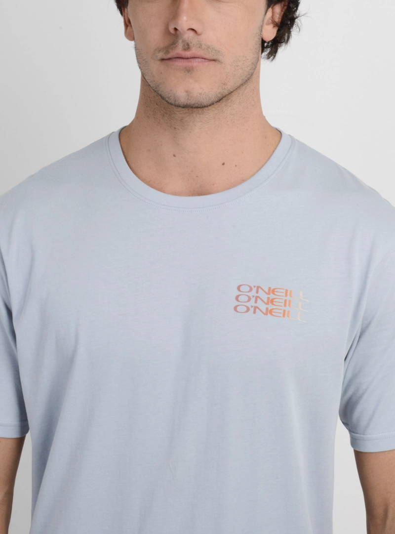 POLERA MANGA CORTA TRIPLE STACK  AZUL CLARO - 5