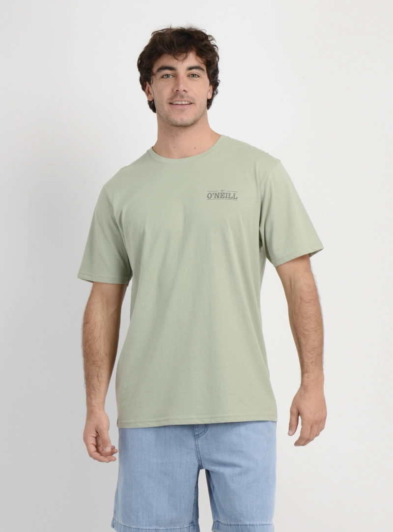POLERA MANGA CORTA BLOCK  VERDE CLARO - 1