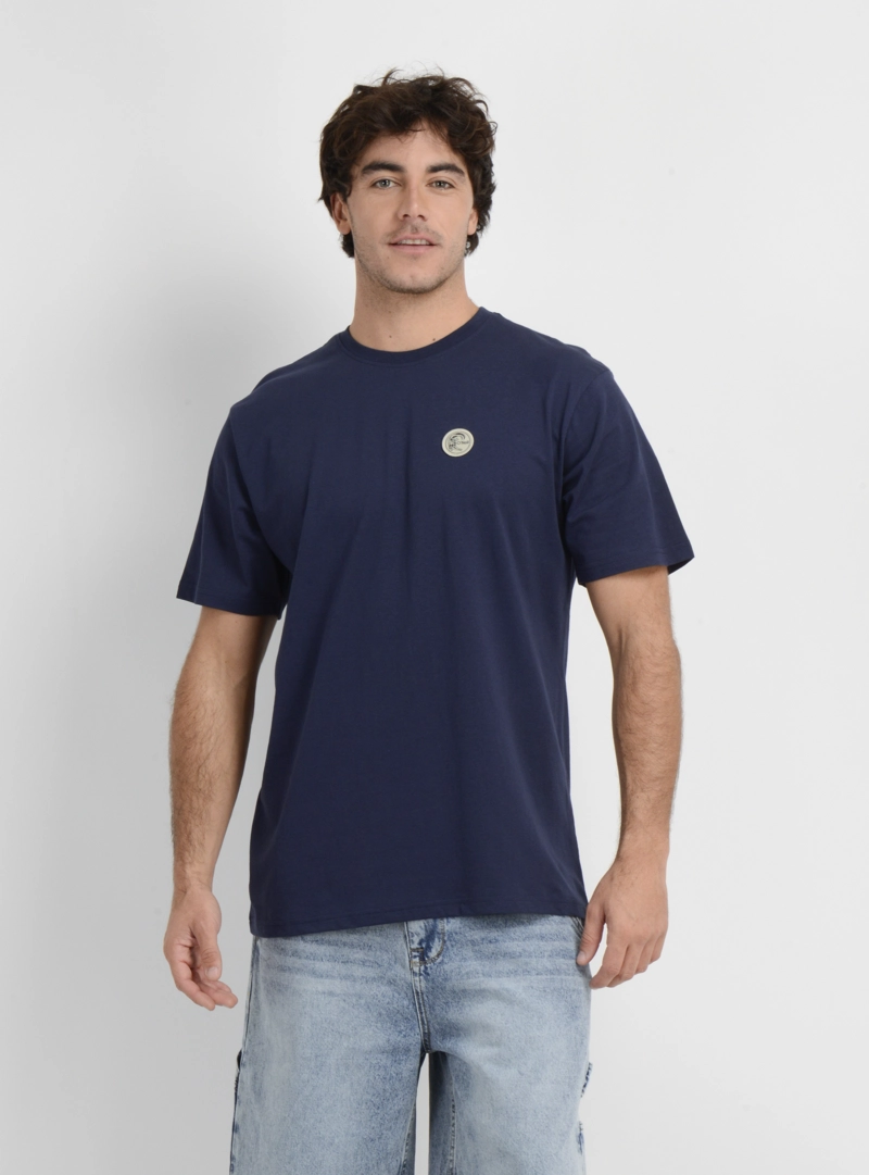 POLERA MANGA CORTA OG VINTAGE  AZUL OSCURO - 1