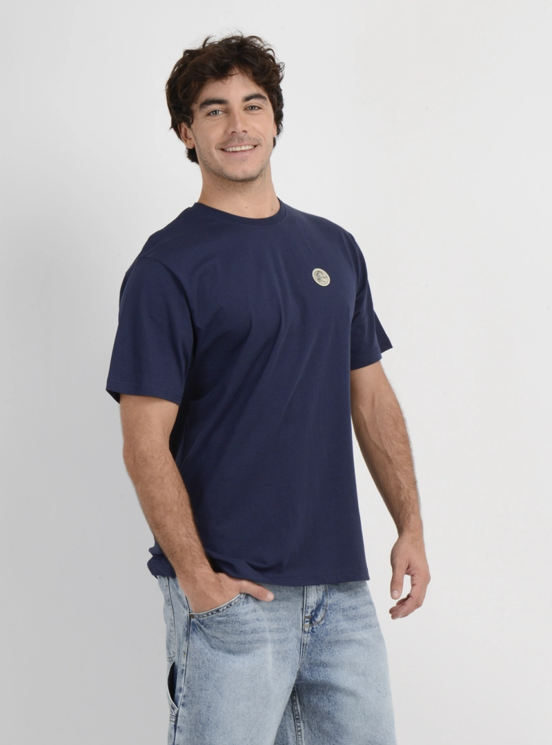 POLERA MANGA CORTA OG VINTAGE  AZUL OSCURO - 4