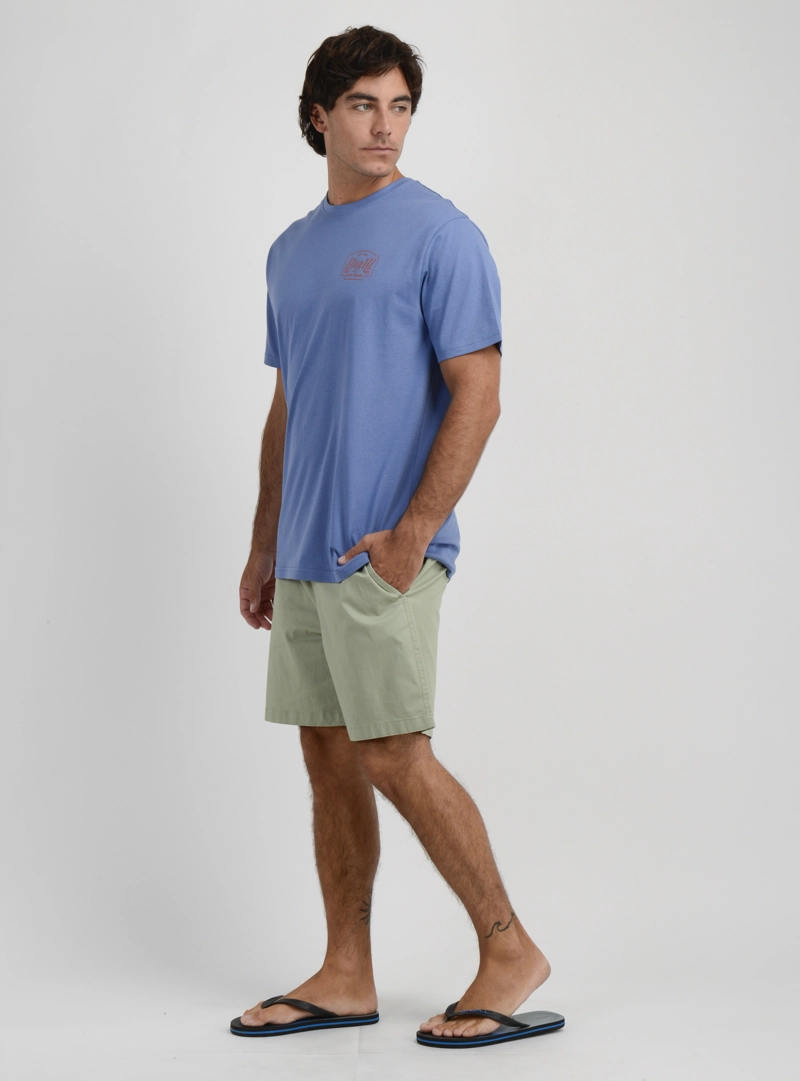POLERA MANGA CORTA LOCK SMITH  AZUL - 3