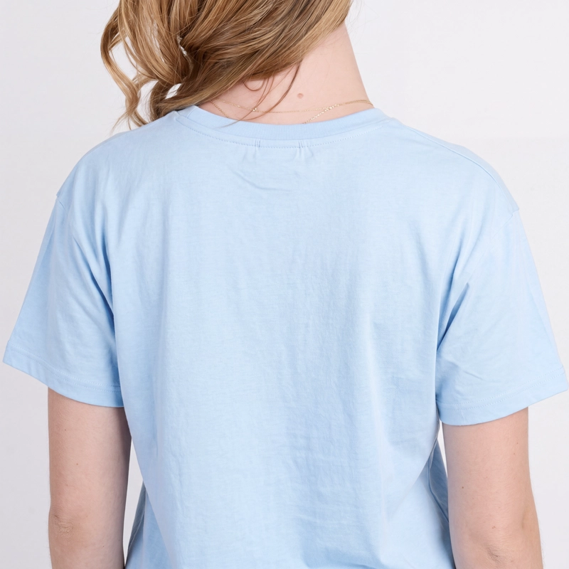 POLERA MANGA CORTA ROSALIE  AZUL CLARO - 6