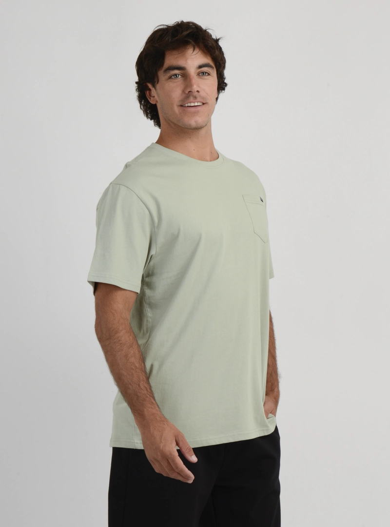 POLERA MANGA CORTA EAST CLIFF II VERDE CLARO - 4