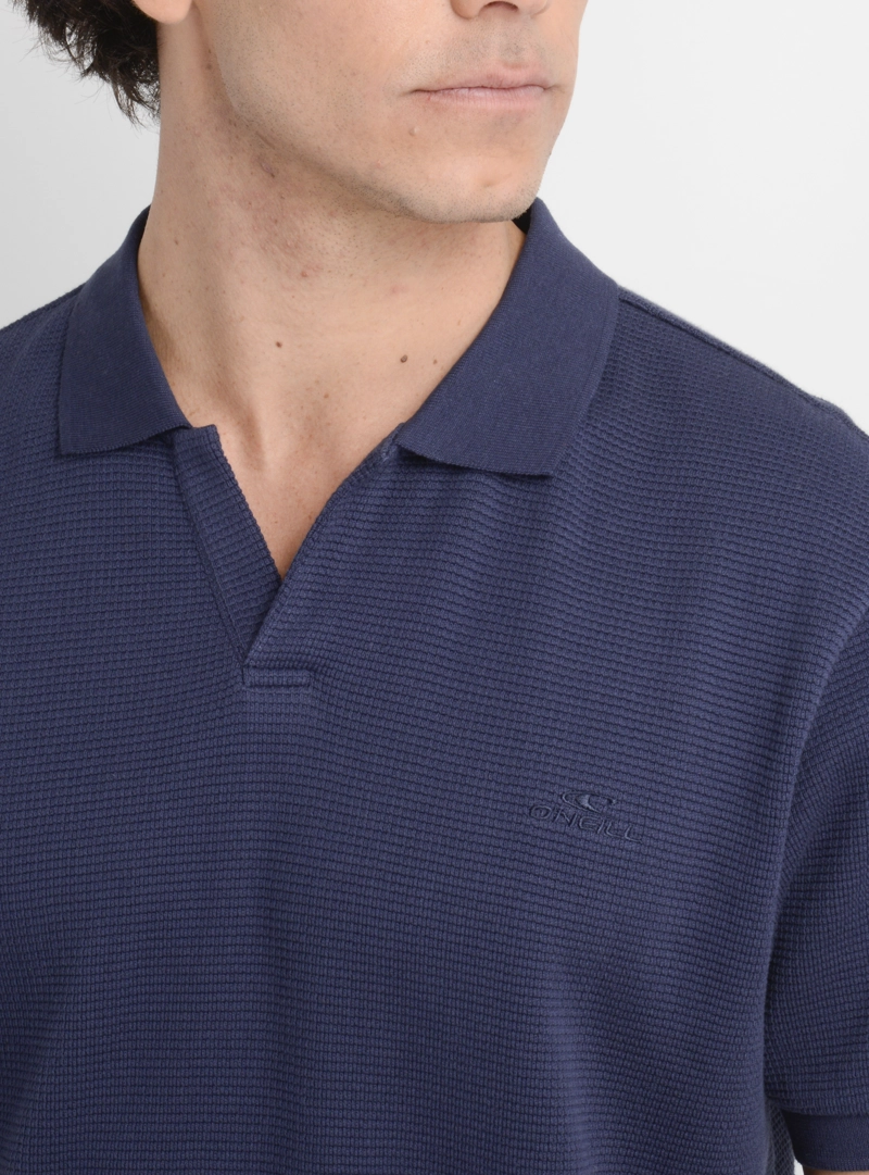 POLERA TEJIDA MANGA CORTA RIVERA II AZUL OSCURO - 5