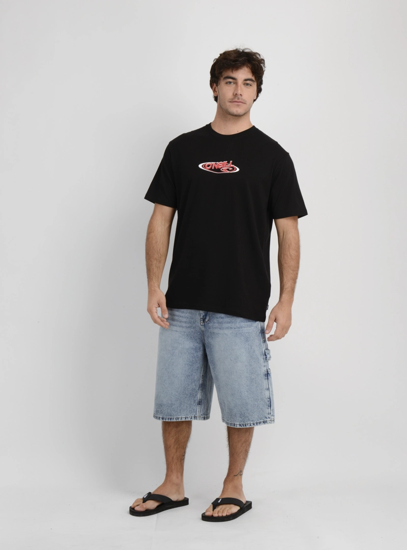 POLERA MANGA CORTA BOARD 90'S NEGRO - 3