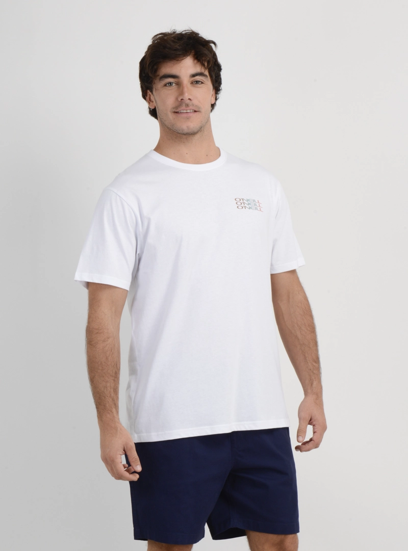 POLERA MANGA CORTA TRIPLE STACK  BLANCO - 4