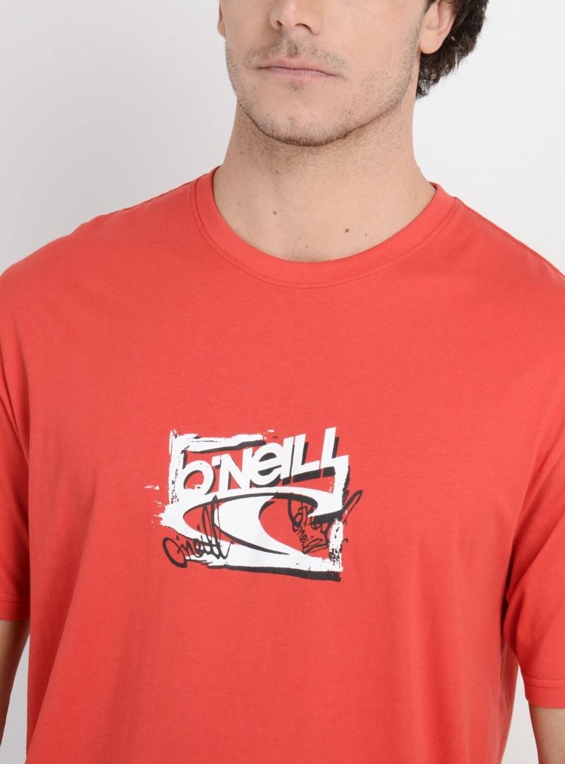POLERA MANGA CORTA ESSENTIAL 90'S  ROJO - 5