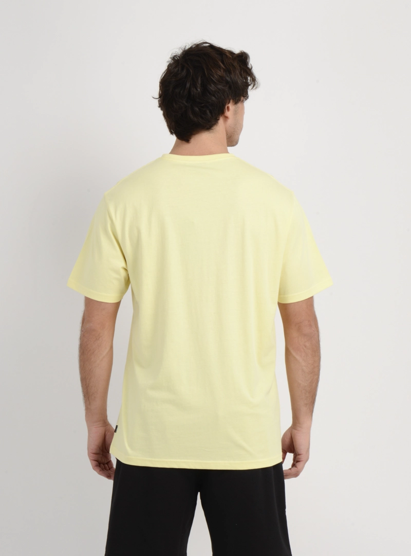 POLERA MANGA CORTA KEYS FL  AMARILLO CLARO - 2