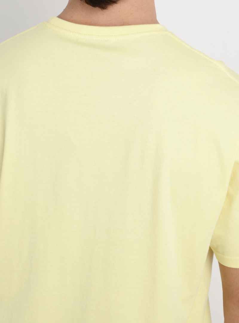 POLERA MANGA CORTA KEYS FL  AMARILLO CLARO - 6