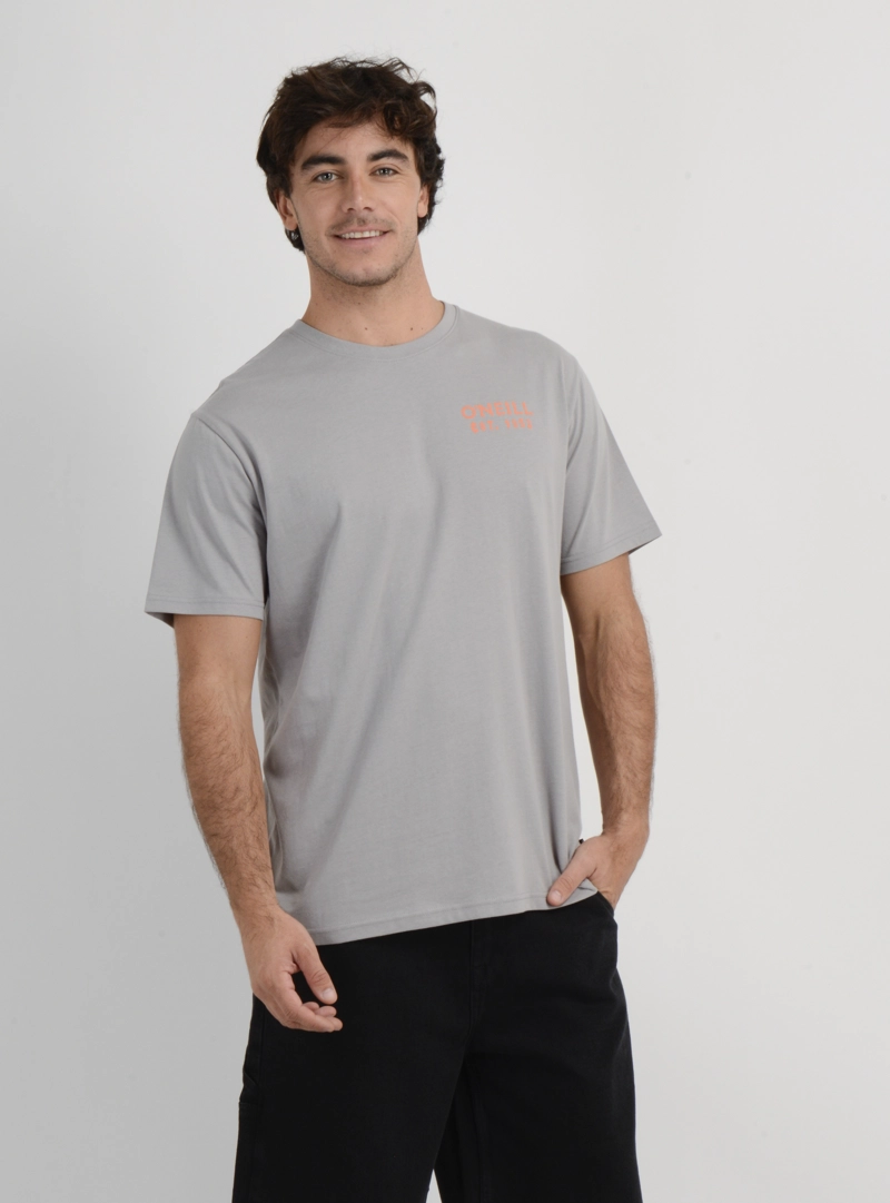 POLERA MANGA CORTA VEER GRIS OSCURO - 4