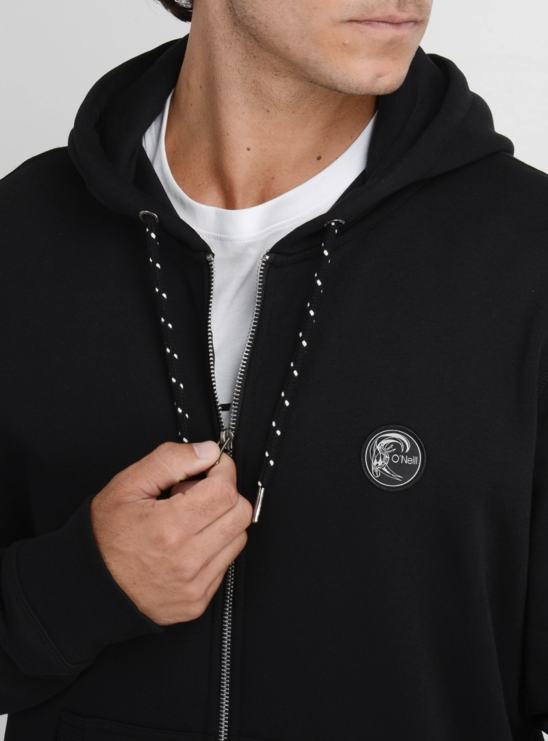 POLERON OG BADGE HOODIE  NEGRO - 5