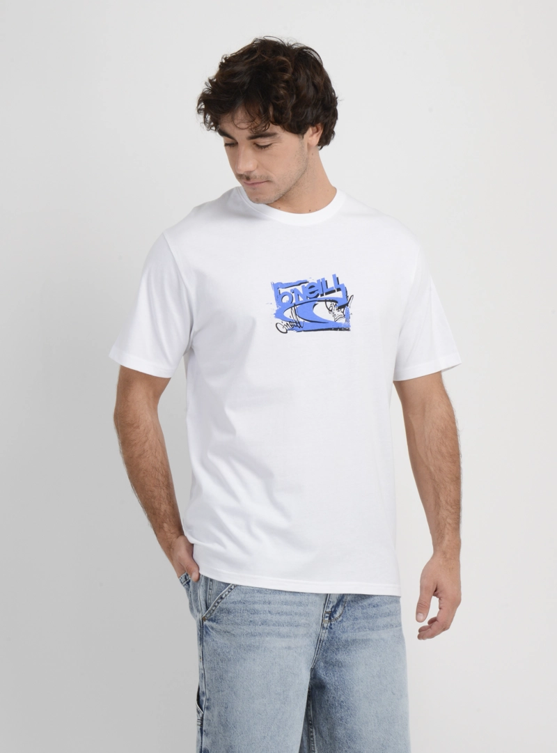 POLERA MANGA CORTA ESSENTIAL 90'S  BLANCO - 4