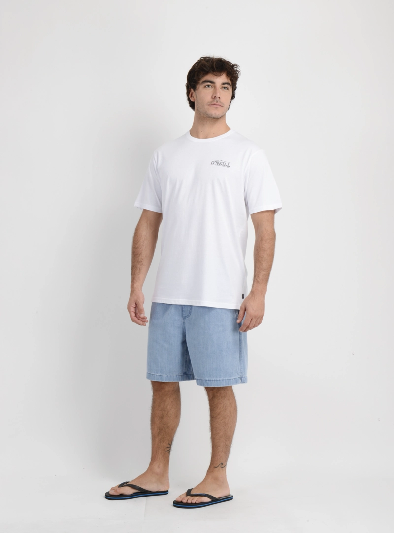 POLERA MANGA CORTA BLOCK  BLANCO - 3