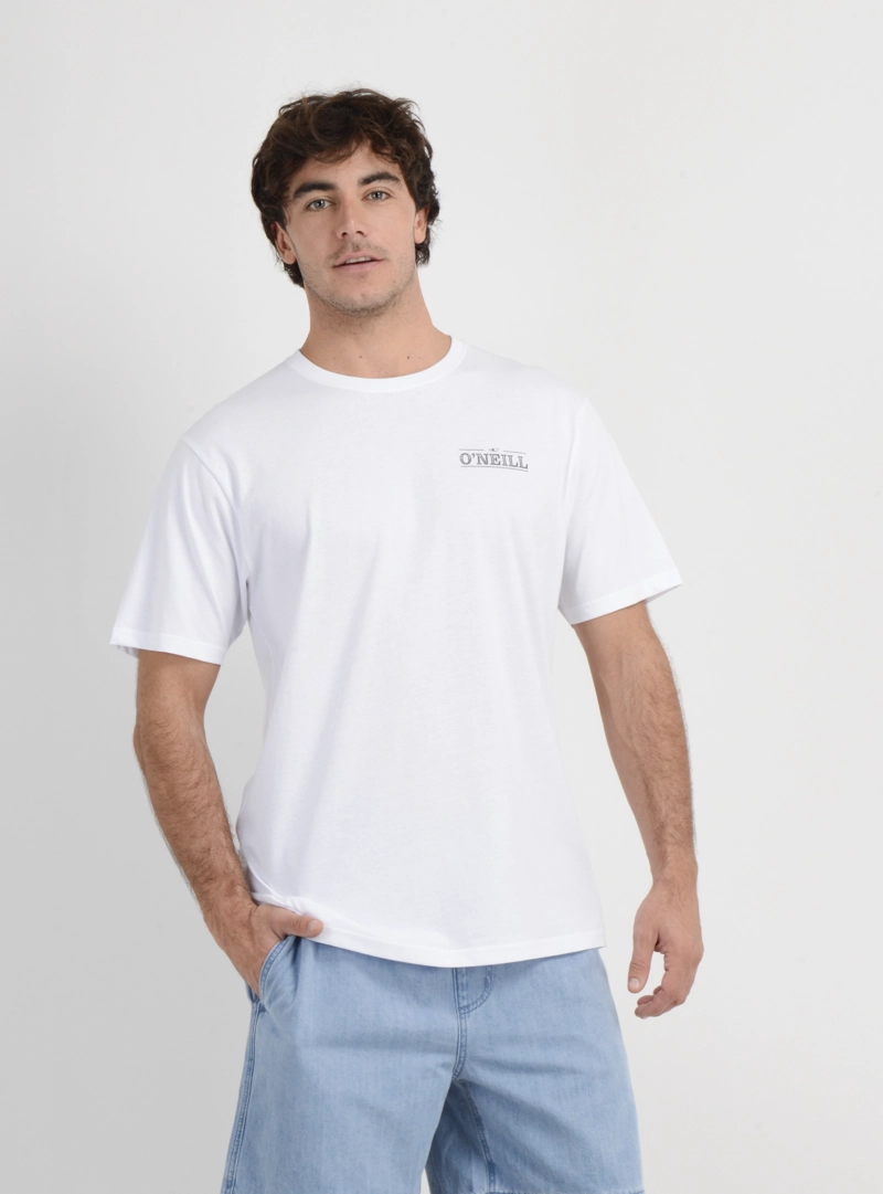 POLERA MANGA CORTA BLOCK  BLANCO - 4