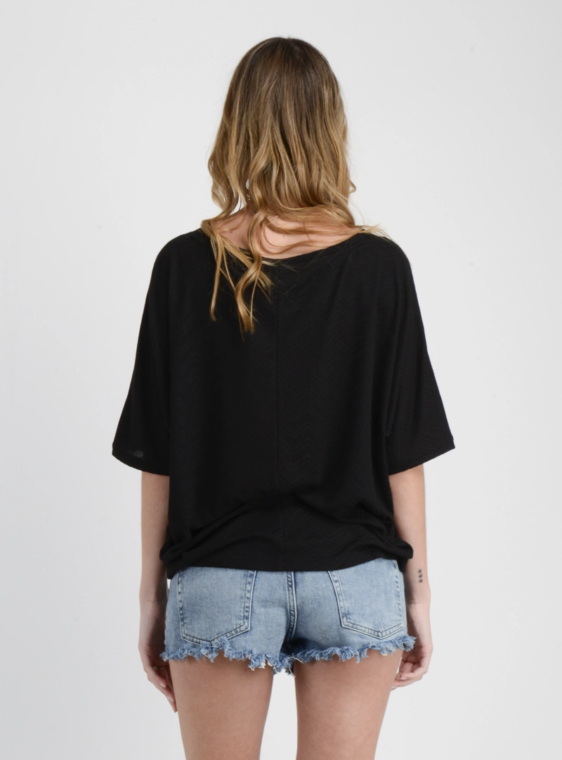 POLERA MANGA CORTA LINDY II NEGRO - 2