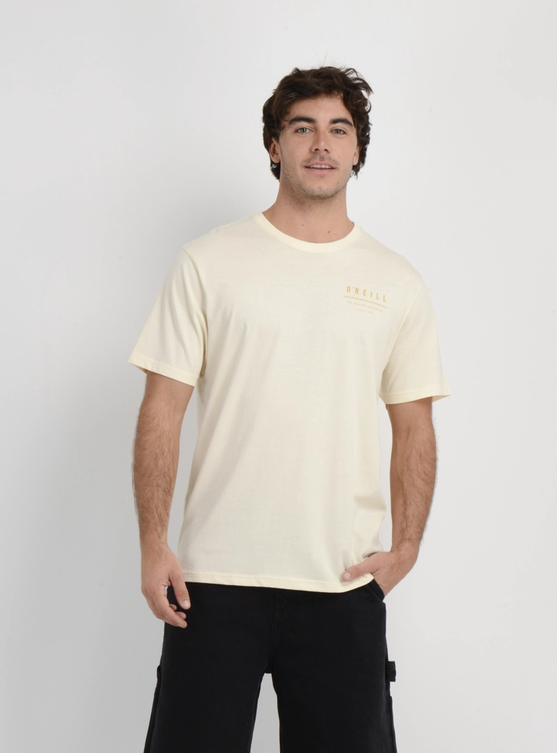POLERA MANGA CORTA SURF SESH  BEIGE CLARO - 1