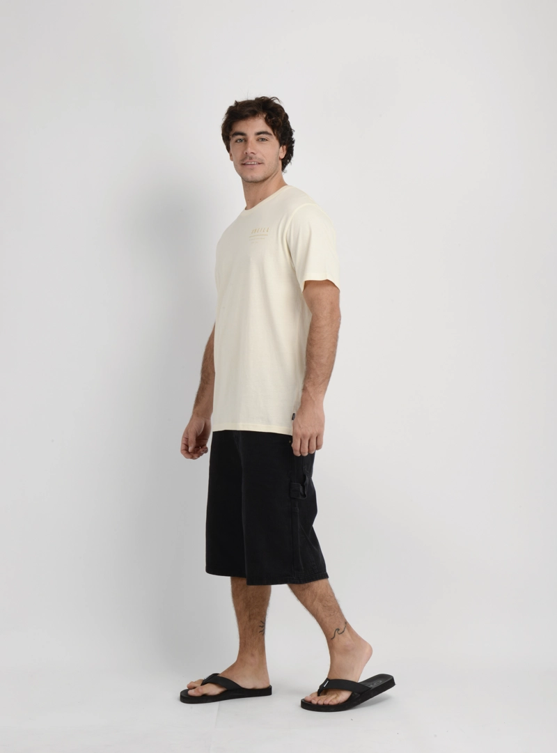 POLERA MANGA CORTA SURF SESH  BEIGE CLARO - 3