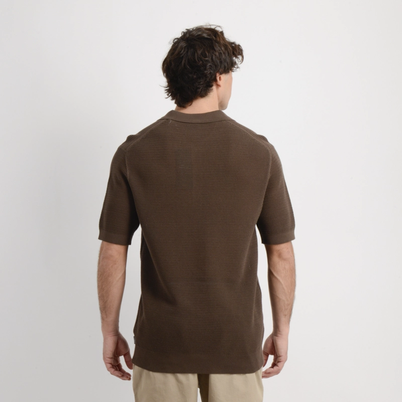 POLERA MANGA CORTA PRARIE CAFE OSCURO - 2