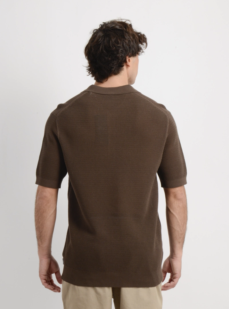 POLERA MANGA CORTA PRARIE CAFE OSCURO - 2