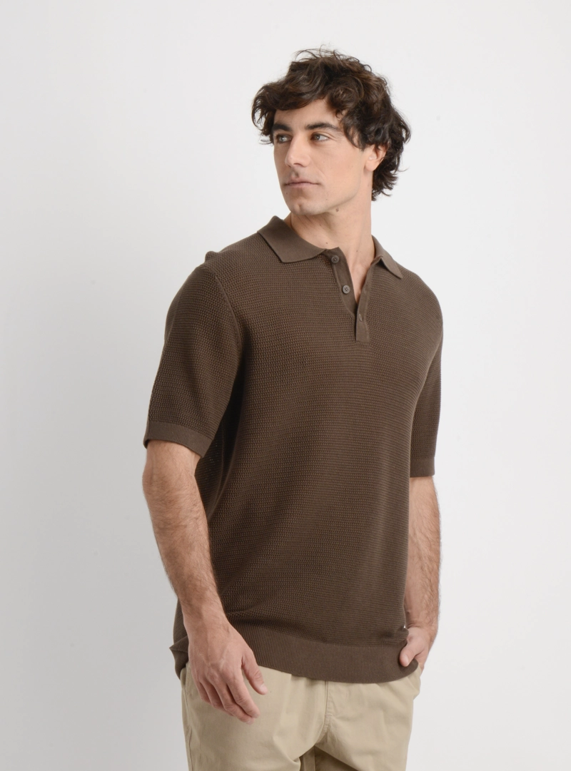 POLERA MANGA CORTA PRARIE CAFE OSCURO - 4