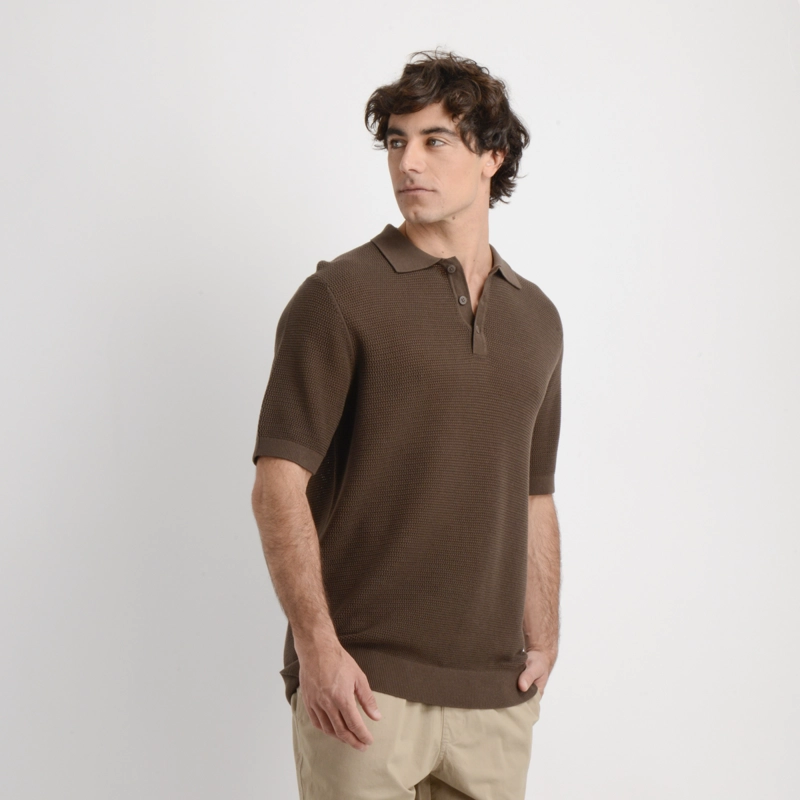 POLERA MANGA CORTA PRARIE CAFE OSCURO - 4