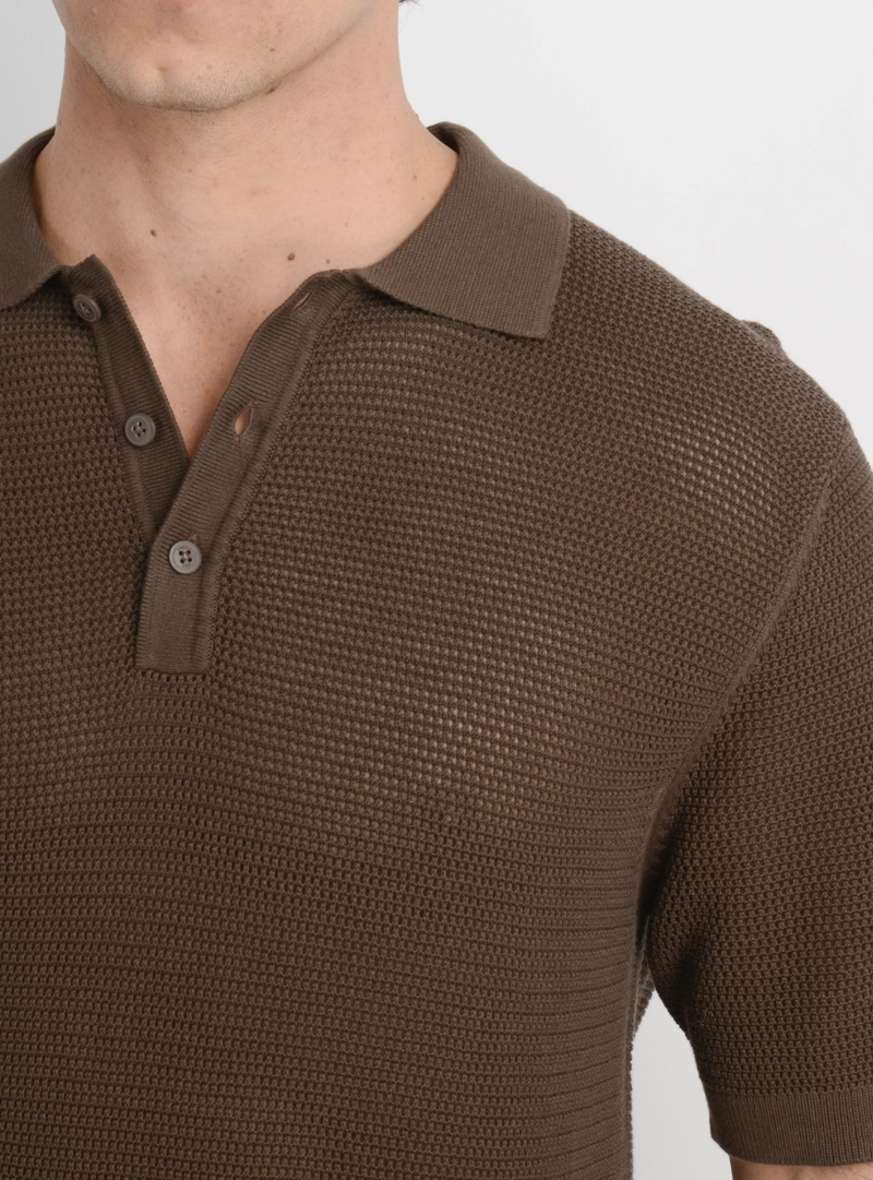 POLERA MANGA CORTA PRARIE CAFE OSCURO - 5
