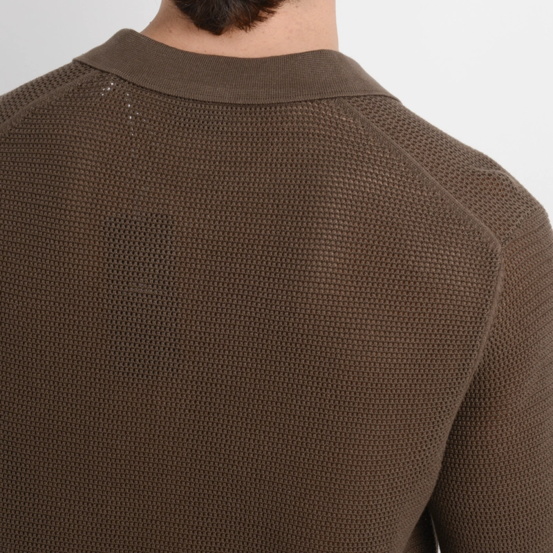 POLERA MANGA CORTA PRARIE CAFE OSCURO - 6
