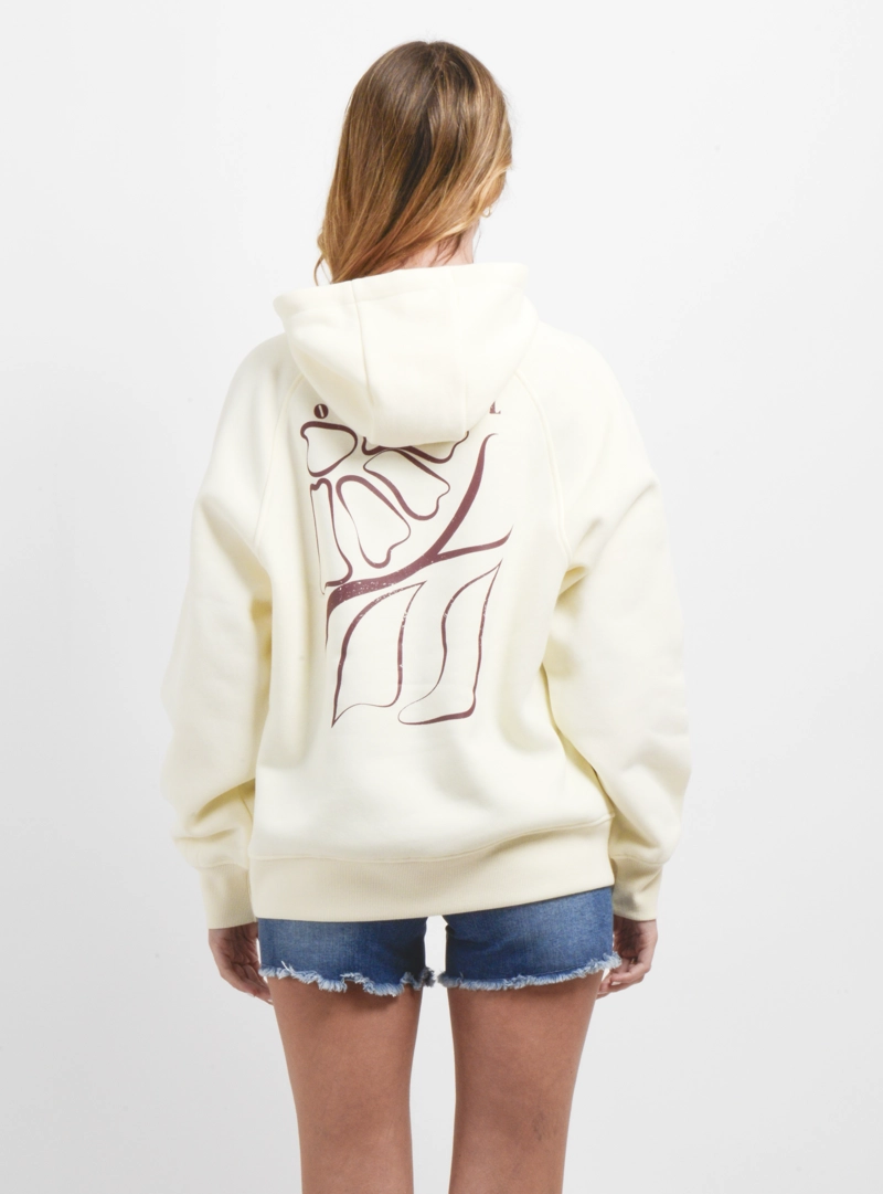 POLERON WOTW OCEANIC HOODIE BEIGE CLARO - 2