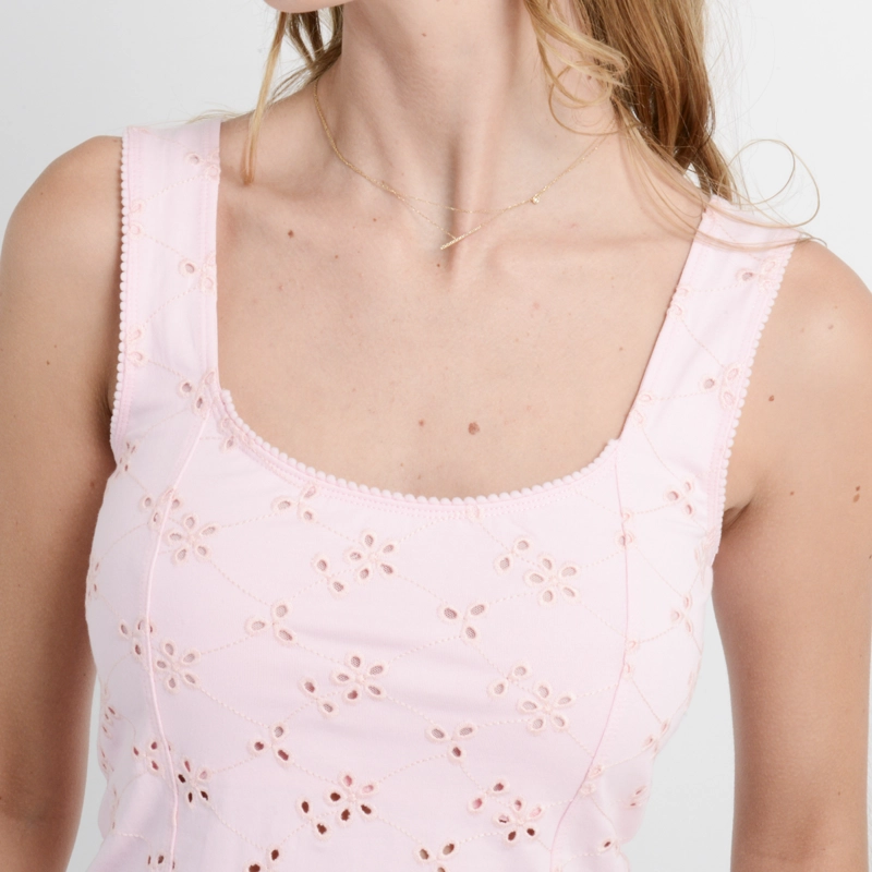 POLERA SIN MANGAS DELLIA ROSADO CLARO - 5