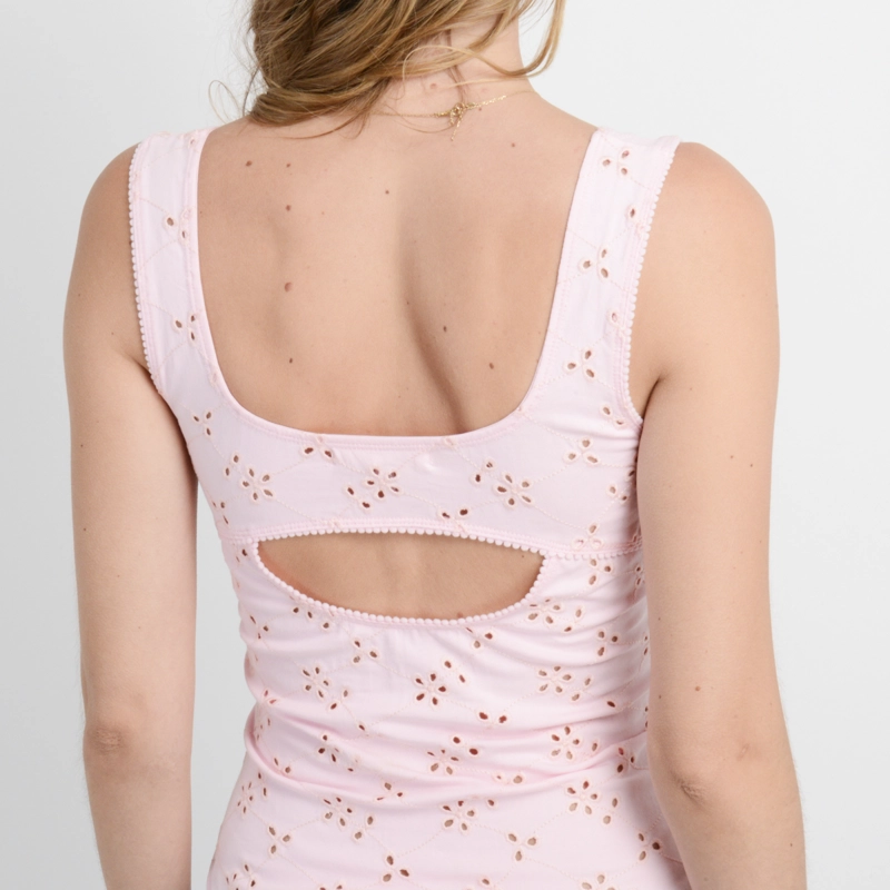 POLERA SIN MANGAS DELLIA ROSADO CLARO - 6