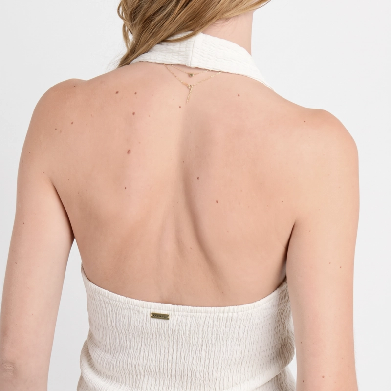 POLERA SIN MANGAS KIMMIE BEIGE CLARO - 6