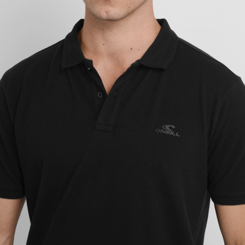 POLERA PIQUE MANGA CORTA DIVER  NEGRO - 5