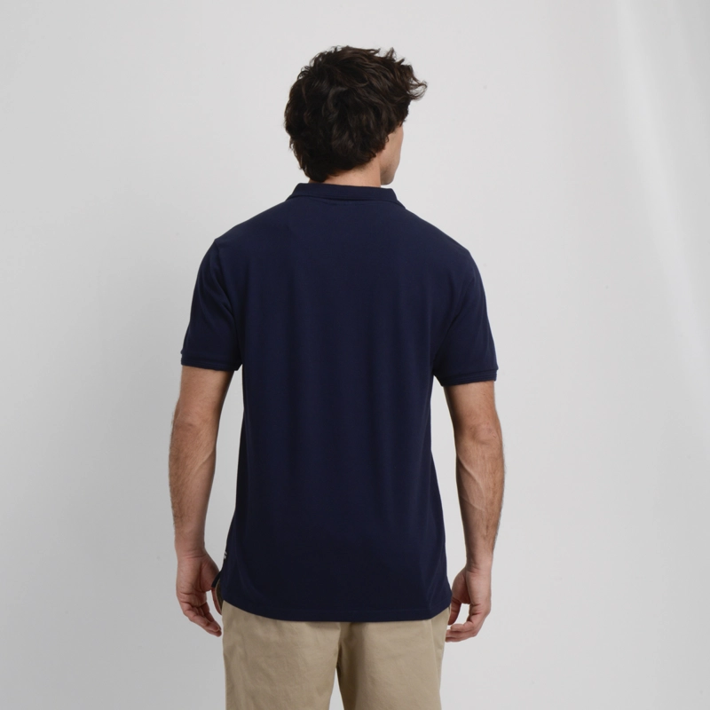 POLERA PIQUE MANGA CORTA DIVER  AZUL OSCURO - 2