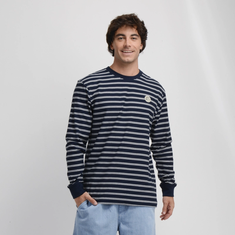 POLERA MANGA LARGA OG JACK AZUL OSCURO - 1