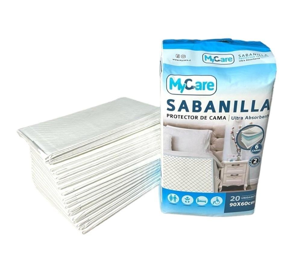 20 SABANILLA ADULTO MYCARE - 90X60 CM - 1