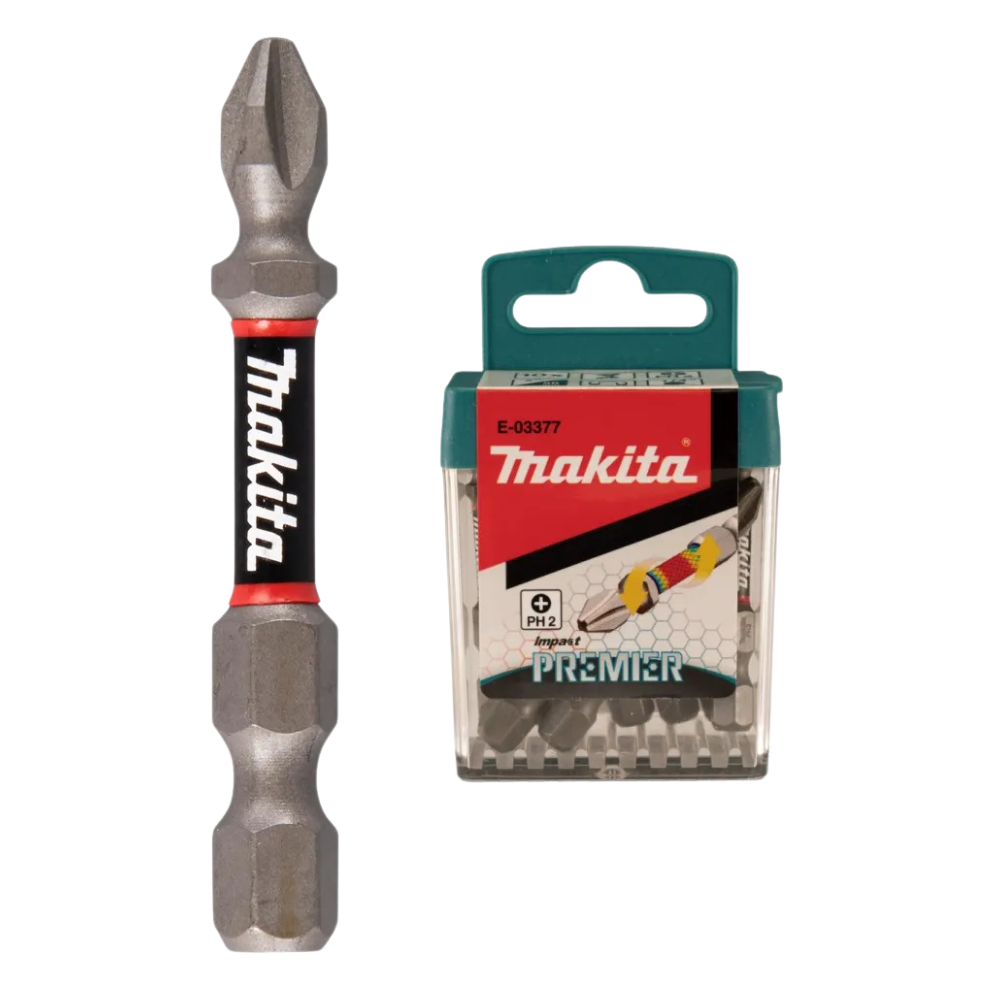 10 X BORDO PH2 X 50mm Impact Driver Bits – Heavy Duty Power Insert Bits For Impact Drivers