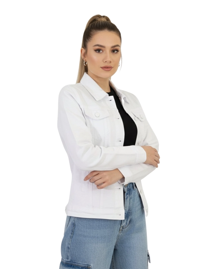 CHAQUETA DENIM MUJER COLORS - 2