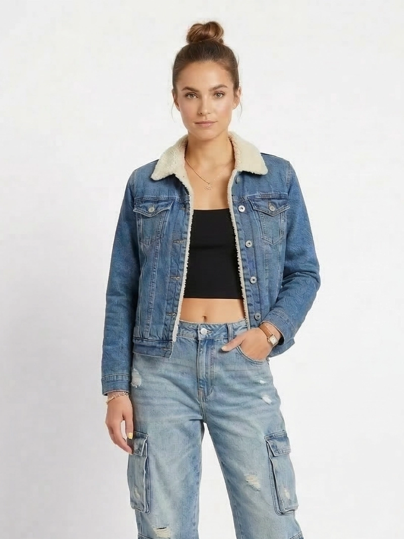 CHAQUETA DENIM CHIPORRO MUJER NORUEGANS - 1