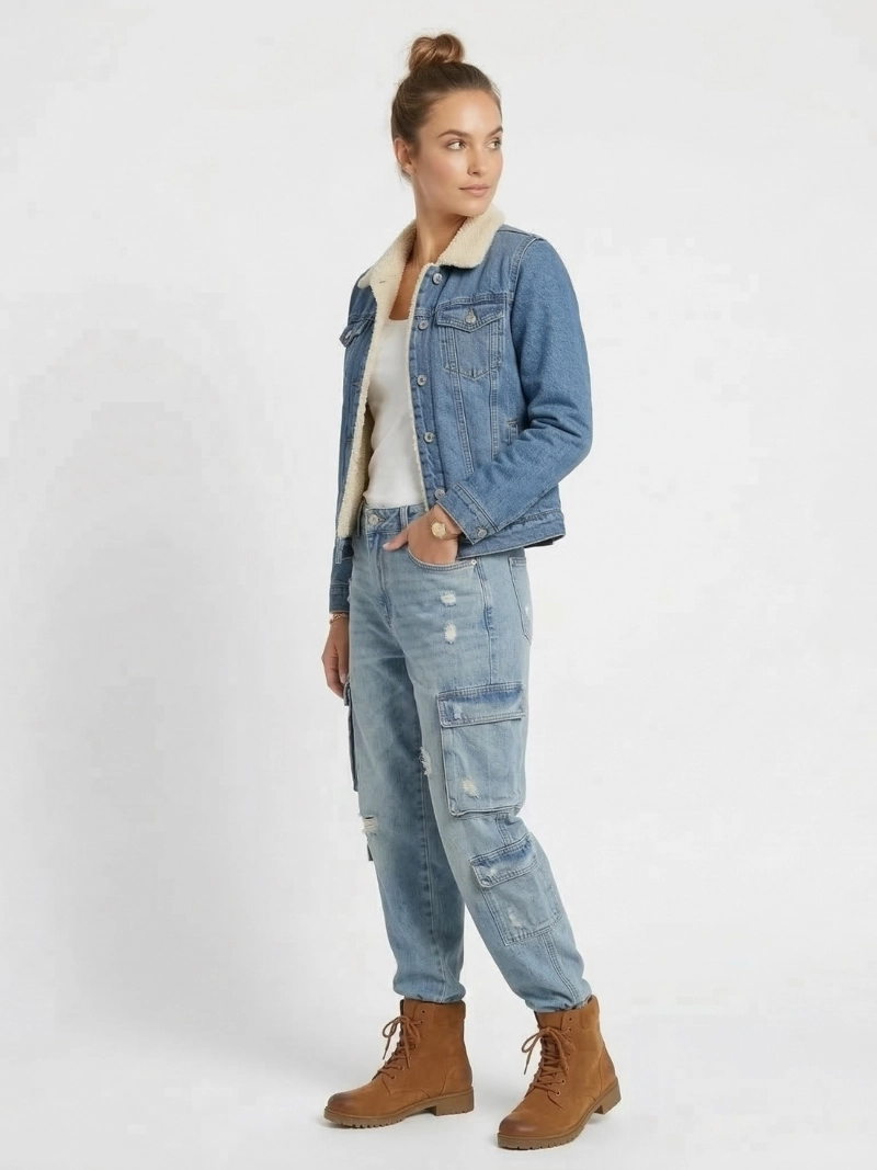 CHAQUETA DENIM CHIPORRO MUJER NORUEGANS - 2
